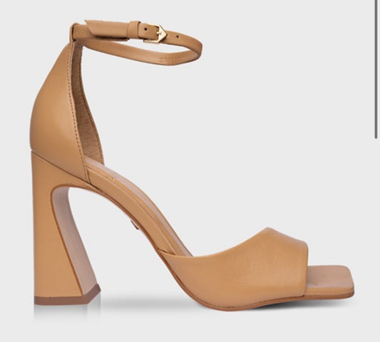 EMELY DRESS SANDAL LEATHER CROISSANT