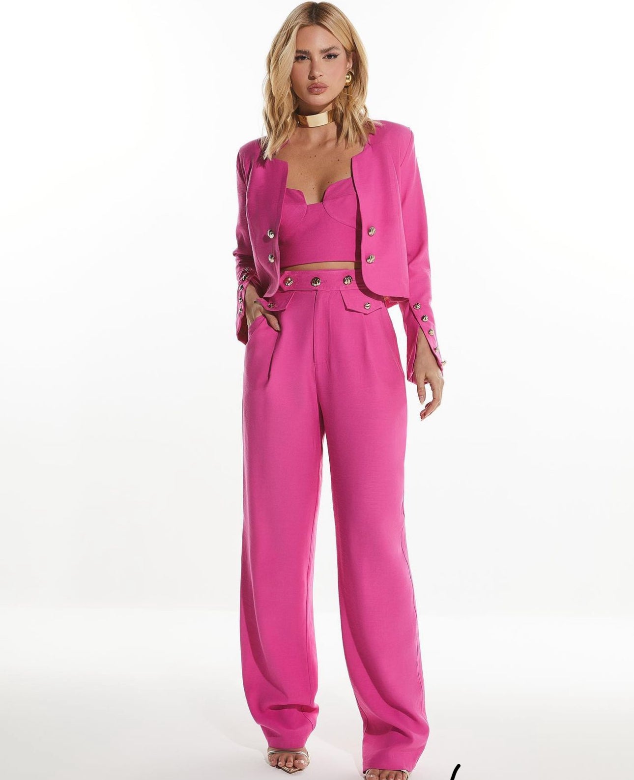Magenta Two piece (jacket not included)